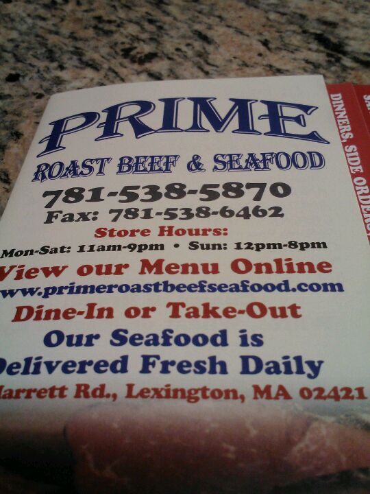 Massachusetts Framingham Prime Roast Beef Seafood Inc photo 3