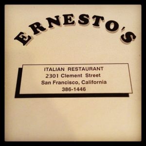 California San Francisco Ernesto's Italian Restaurant photo 7