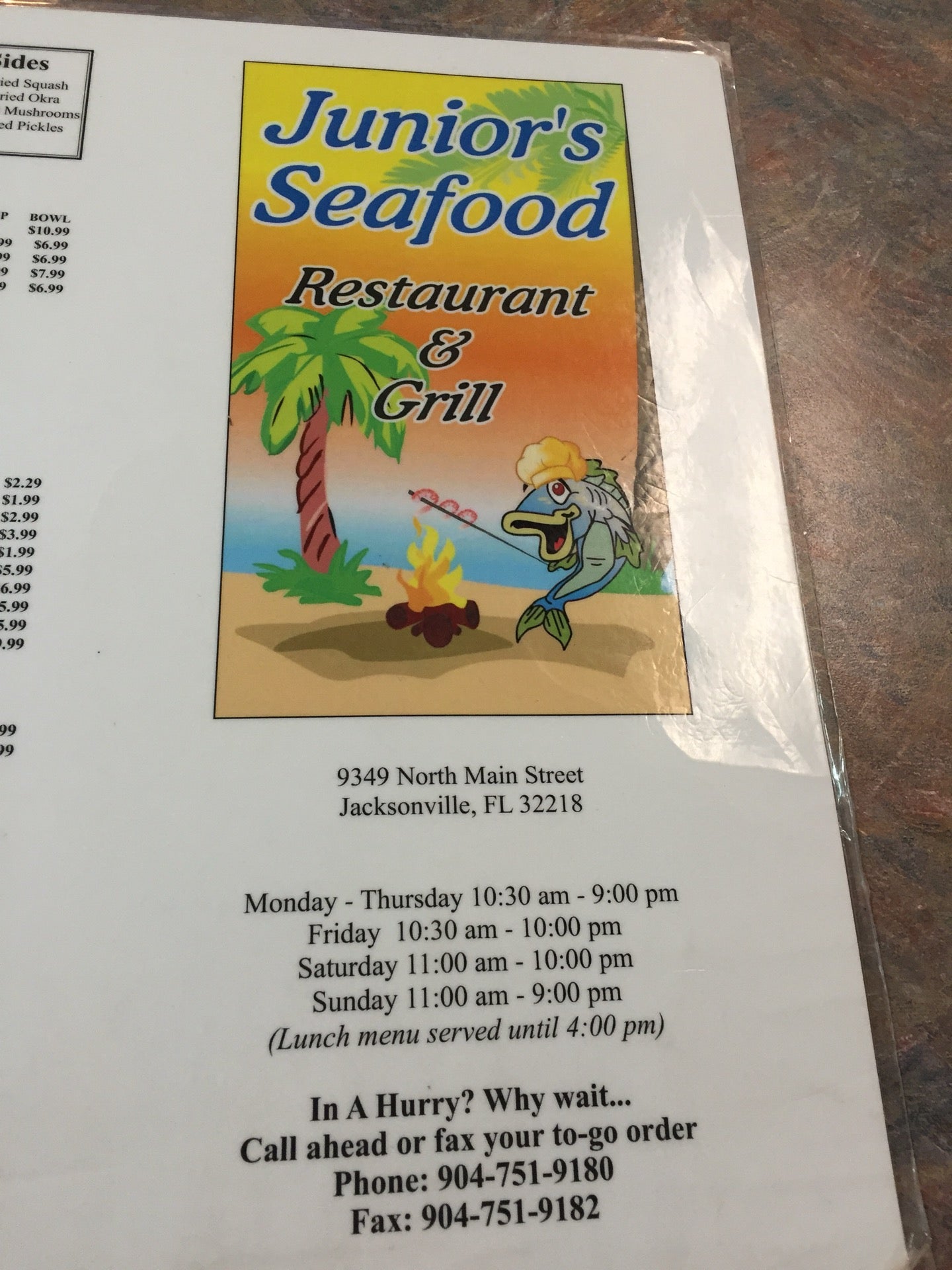 Florida Jacksonville Juniors Seafood Restaurant and Grill photo 3