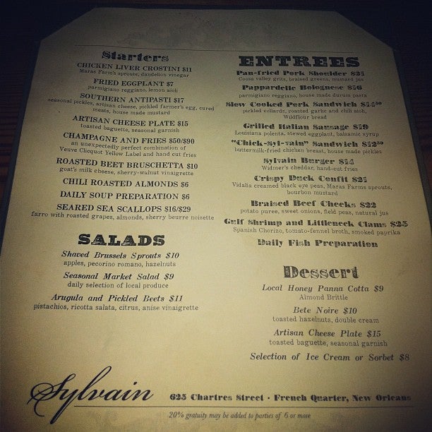 Louisiana New Orleans Sylvain Restaurant photo 5