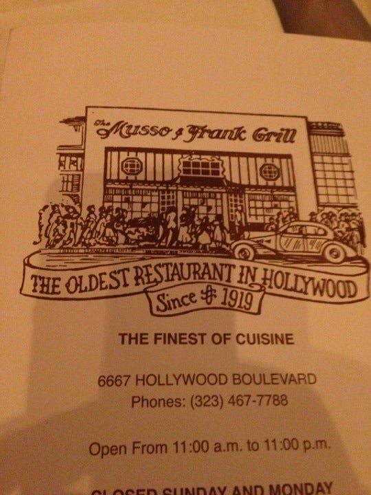 California San Fernando Musso & Frank Grill photo 5