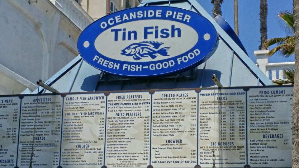 California Oceanside Tin Fish Oceanside photo 3