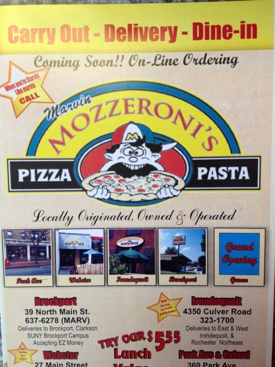 New York Rochester Marvin Mozzeroni's Pizza & Pasta photo 3